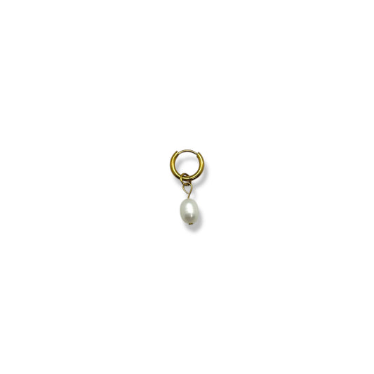 mono boucle perle d'eau douce